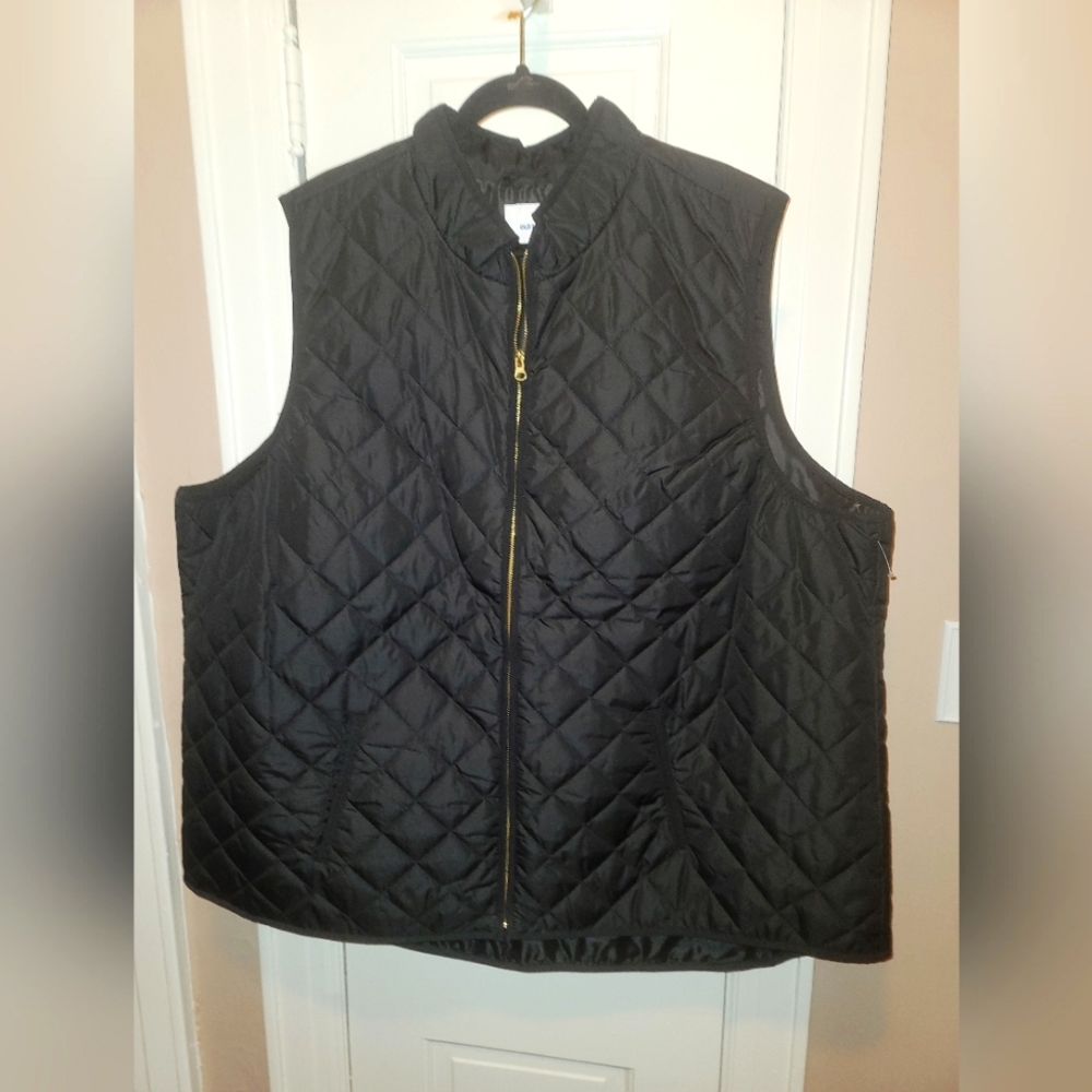 Old Navy Vest - Black, Size 4X
